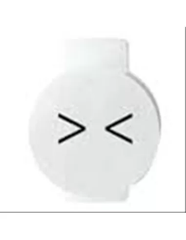 Sistema Gewiss gw20593 disco de cierre de flecha blanco